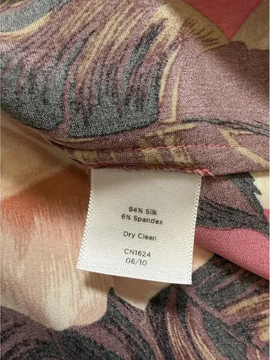 Talbots Floral Sleeveless Cowl Neck Top Size 10 - Picture 4 of 4